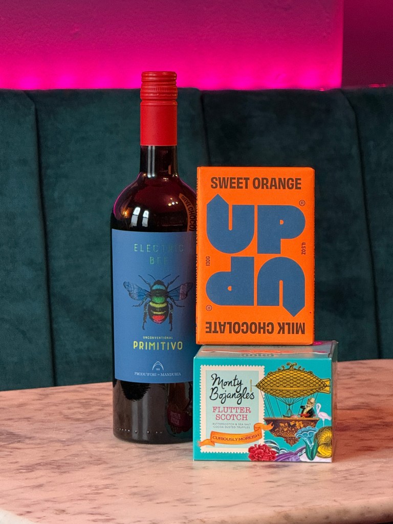 Red Wine and Chocolate Gift Bag