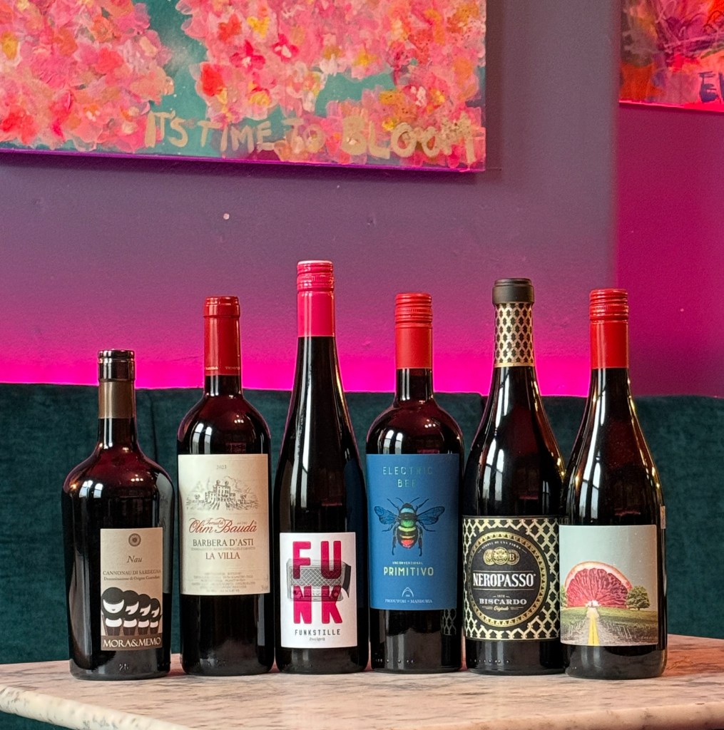 6 bottle red wine case